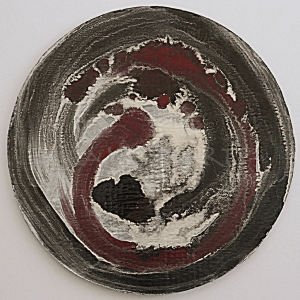 Serie grisácea círculos abstractos de Era