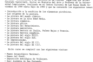 Curso Introducción a la Historia de la Pintura